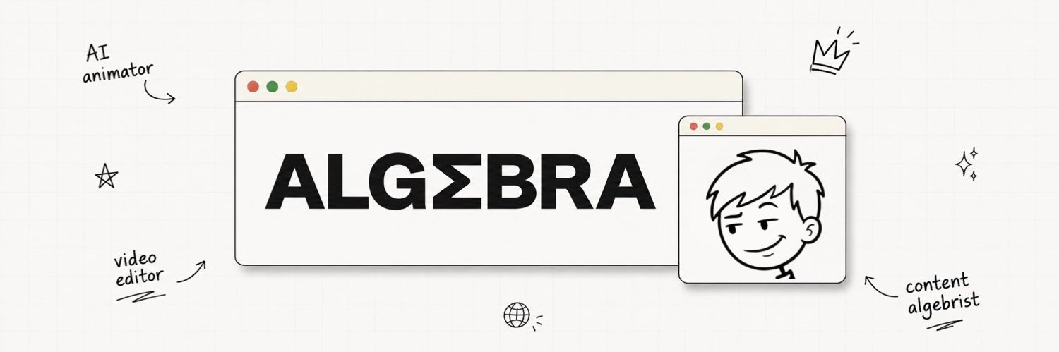 ALG∑BRA's banner