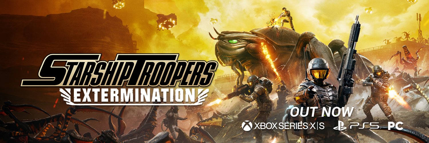 Starship Troopers: Extermination's banner