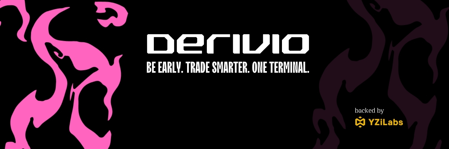 Derivio's banner