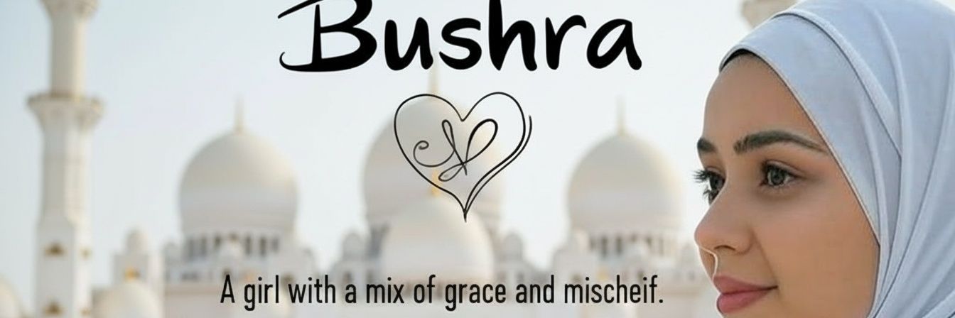 Bushra Khan's banner