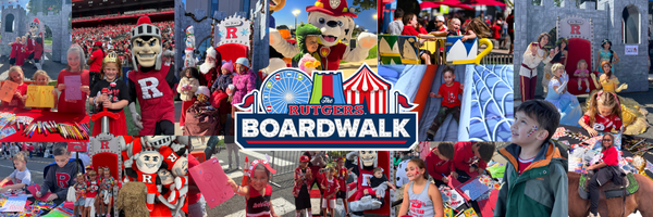 The Rutgers Boardwalk's banner
