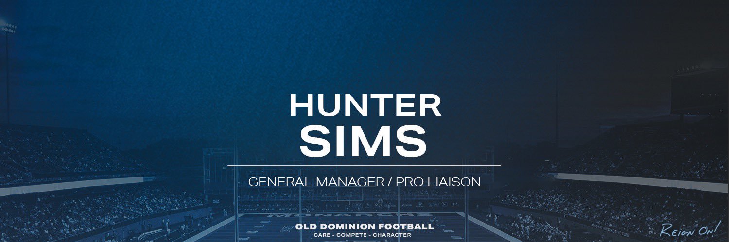 HUNTER SIMS's banner