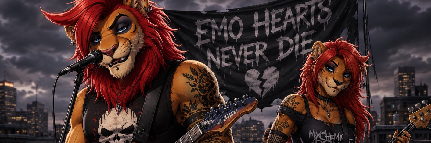 Leo Aries: Larping-as-a-emo-kid Arc's banner