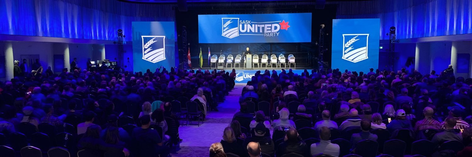 Saskatchewan United Party's banner