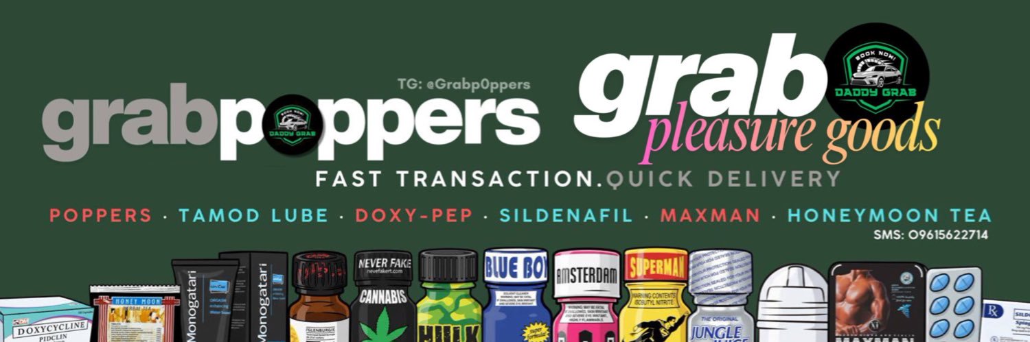 Daddy Grab - Quality & Trusted Poppers💯's banner