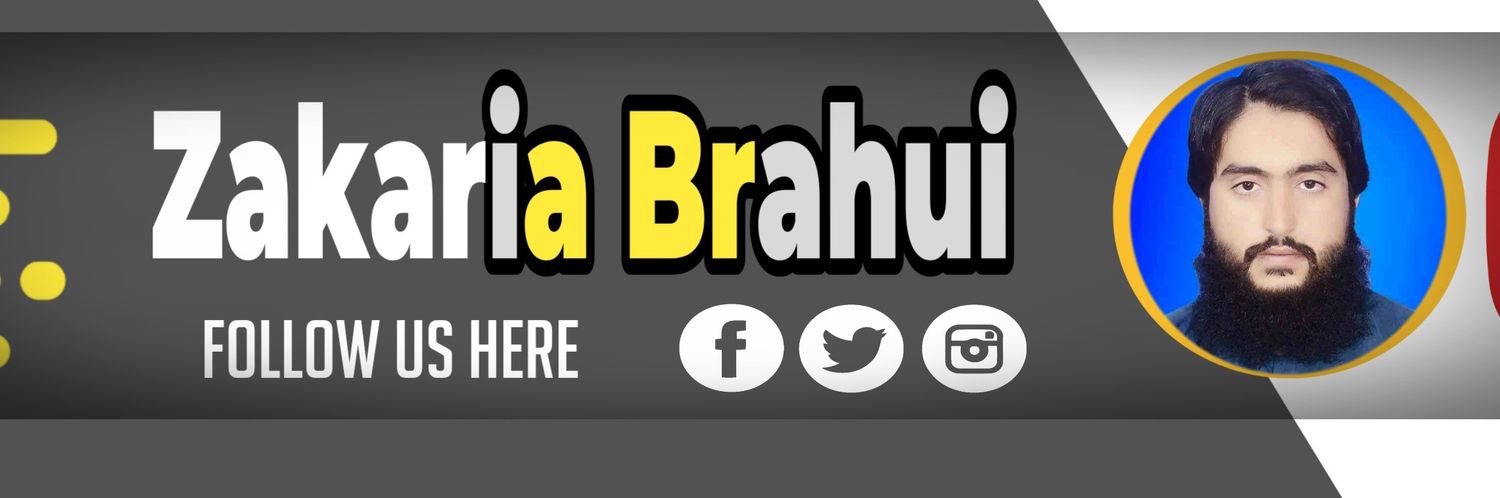Zakaria Brahui's banner