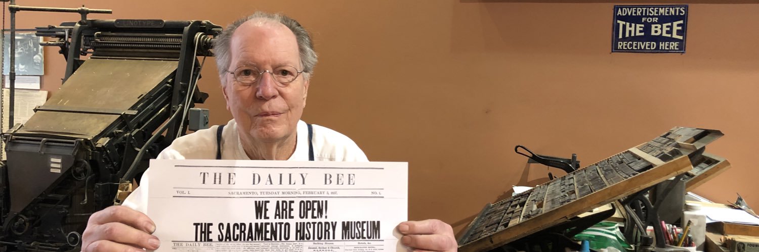 Sacramento History Museum's banner