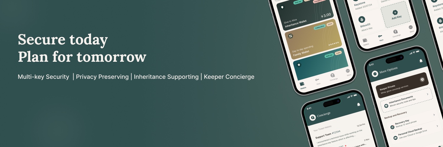 Bitcoin Keeper's banner