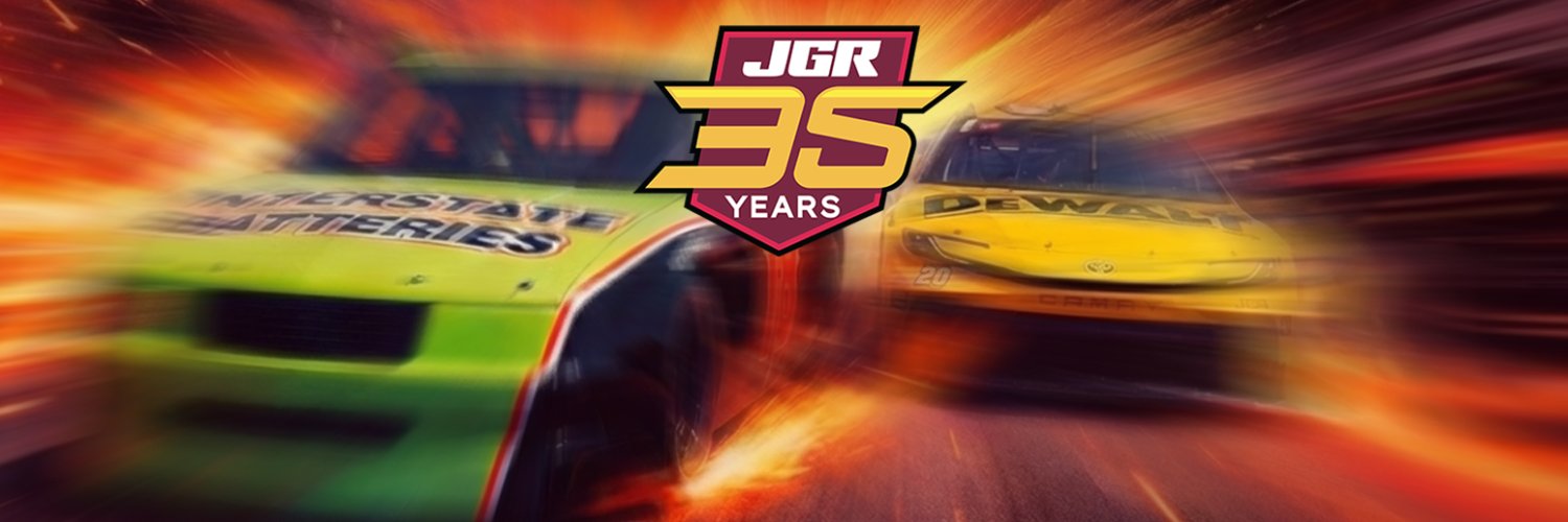 Joe Gibbs Racing's banner