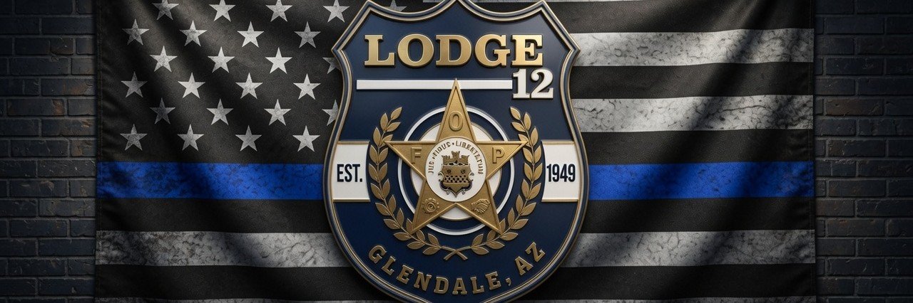 Dave Goitia 4 AZ FOP Lodge 12's banner