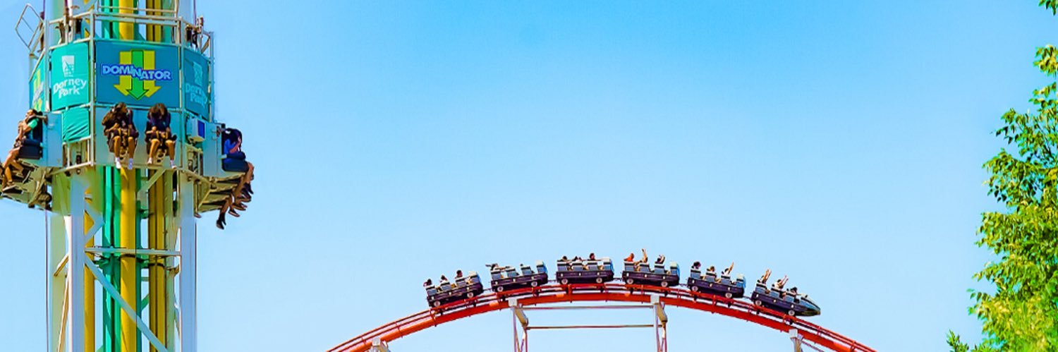 Dorney Park's banner
