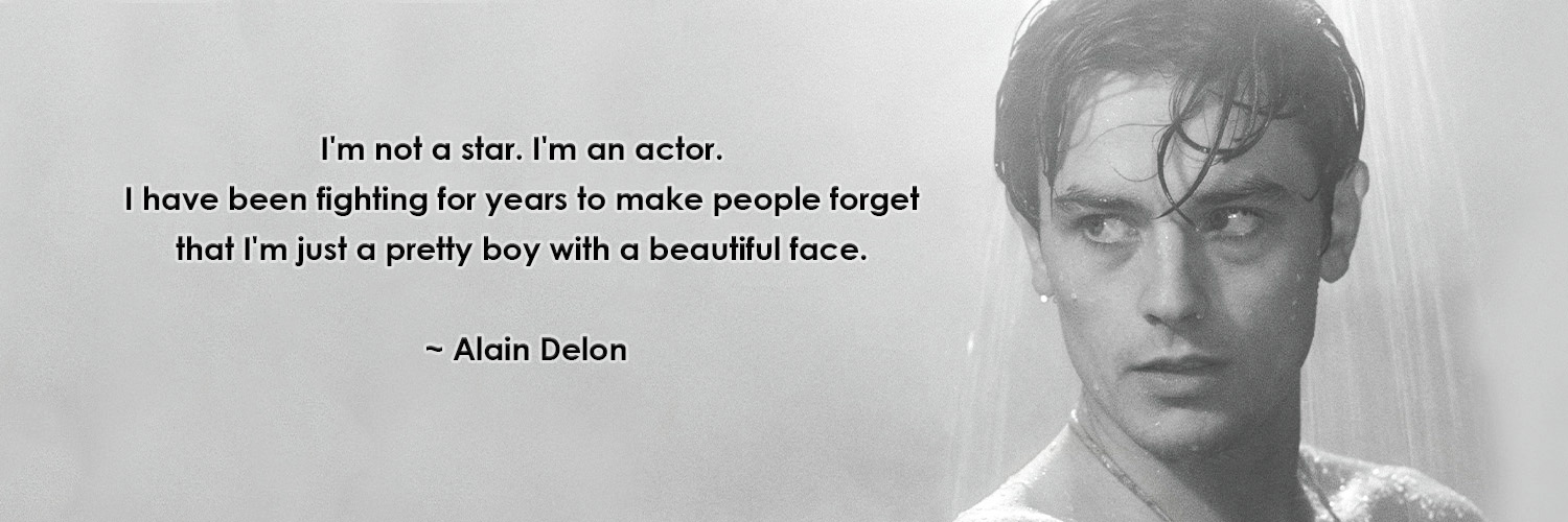 Alain Delon Society's banner