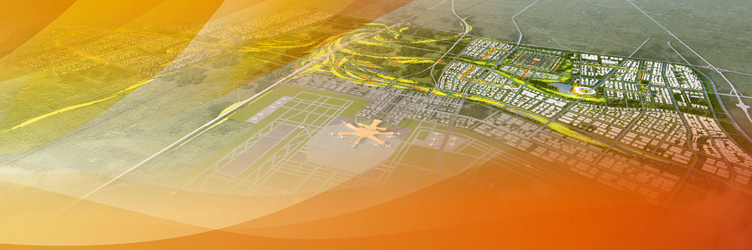 Beijing Daxing Airport City's banner