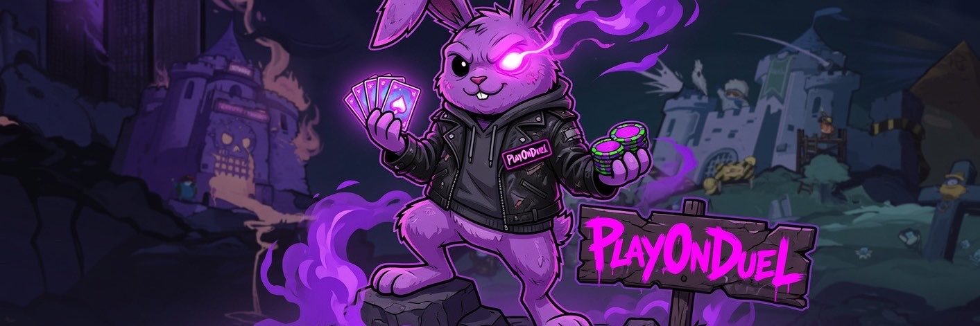 PLAY ON DUEL's banner