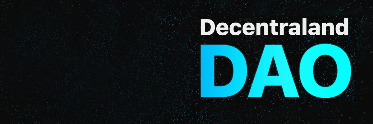 Decentraland DAO's banner