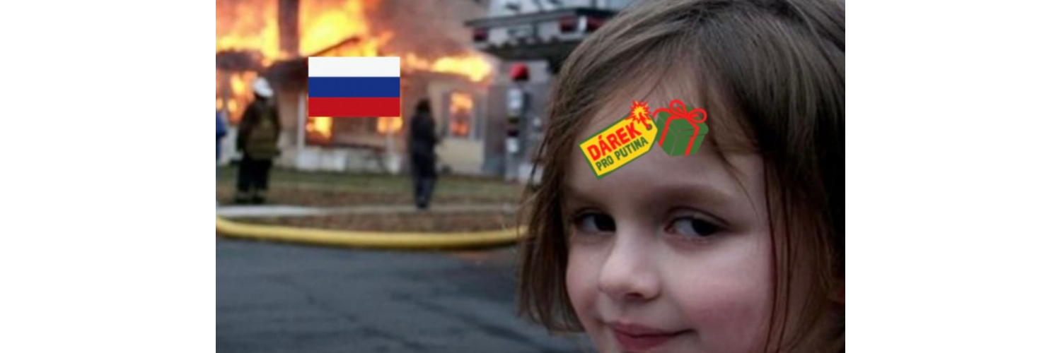 Dárek pro Putina's banner