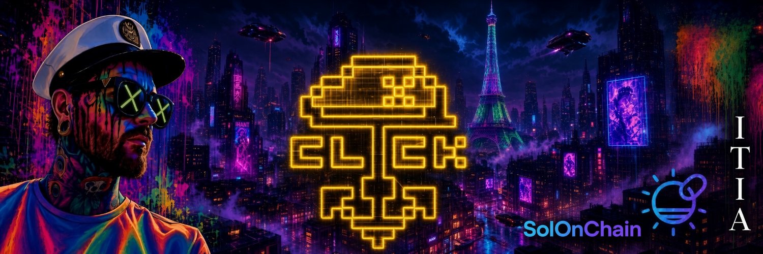 Click's banner