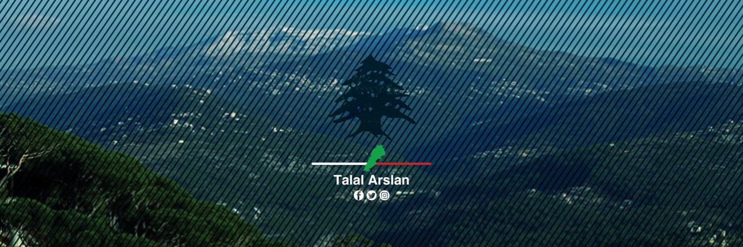 Talal Arslan's banner