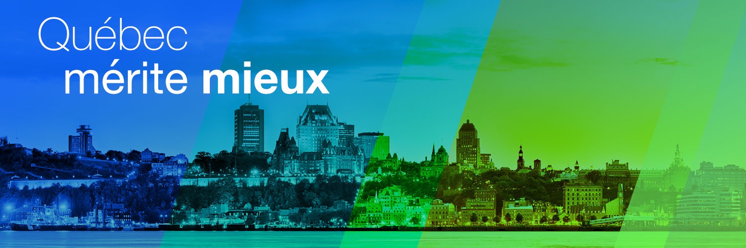 Québec Mérite Mieux's banner