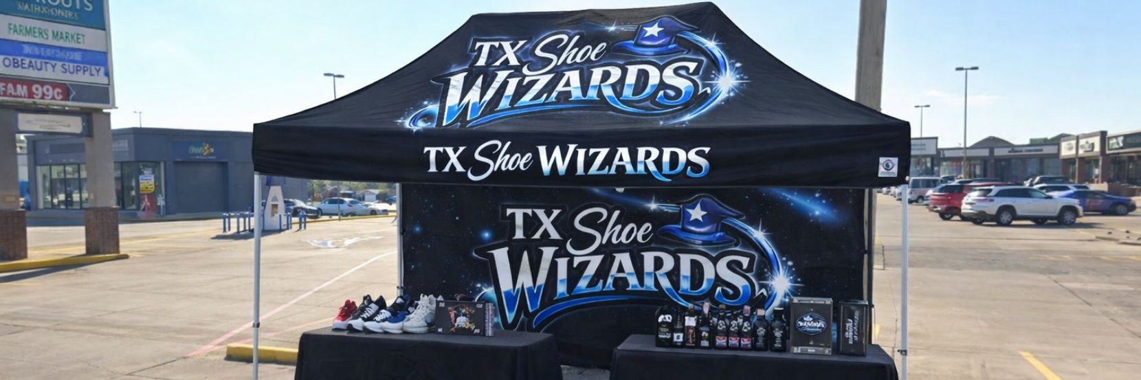 TX Shoe Wizards Inc.'s banner