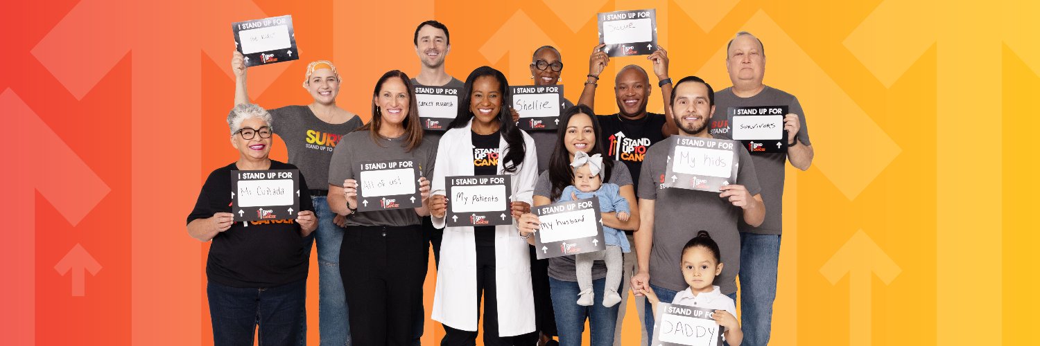 Stand Up To Cancer's banner