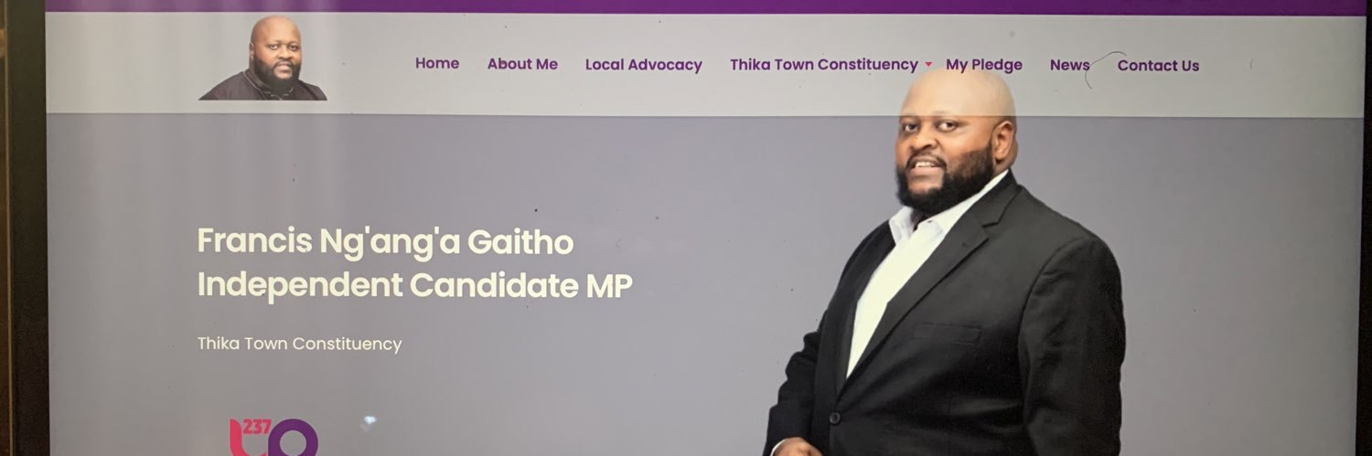 Francis Gaitho's banner