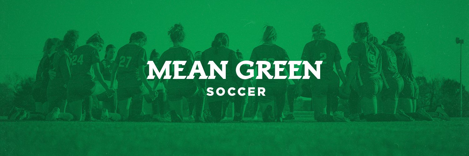 UNT Soccer's banner