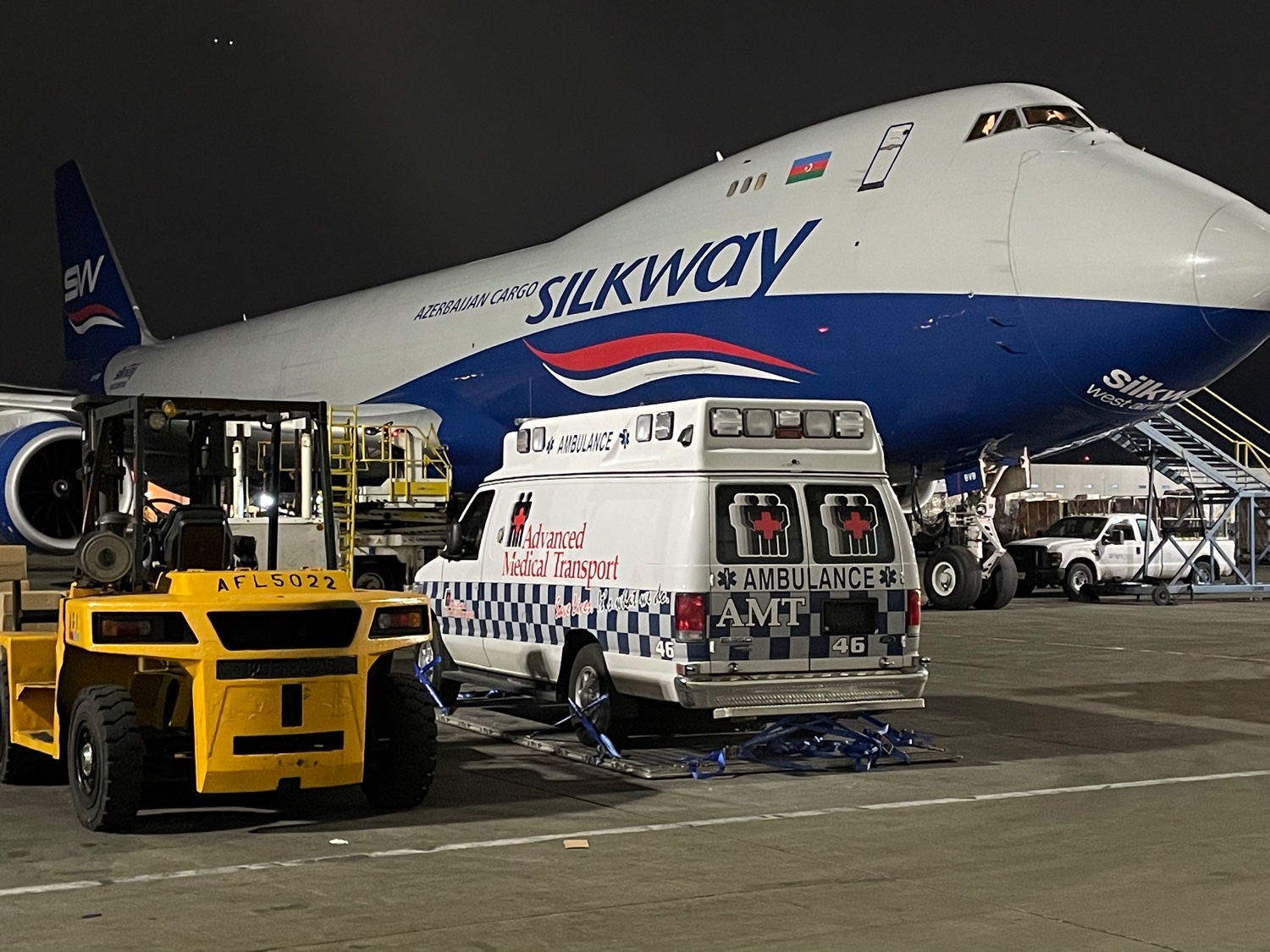 US Ambulances for Ukraine NFP's banner