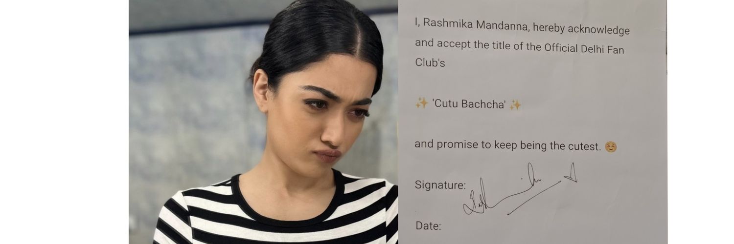 Rashmika Delhi Fans's banner