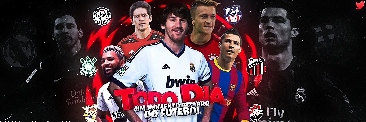 Todo dia um momento bizarro do futebol's banner