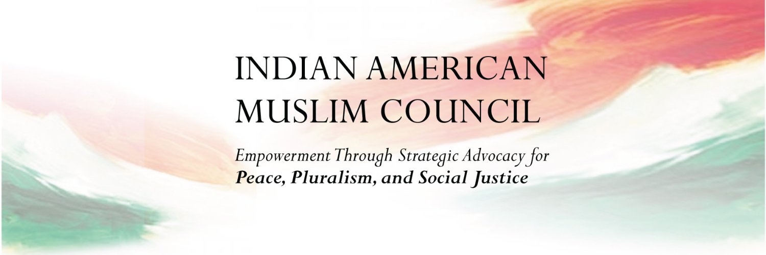 Indian American Muslim Council's banner