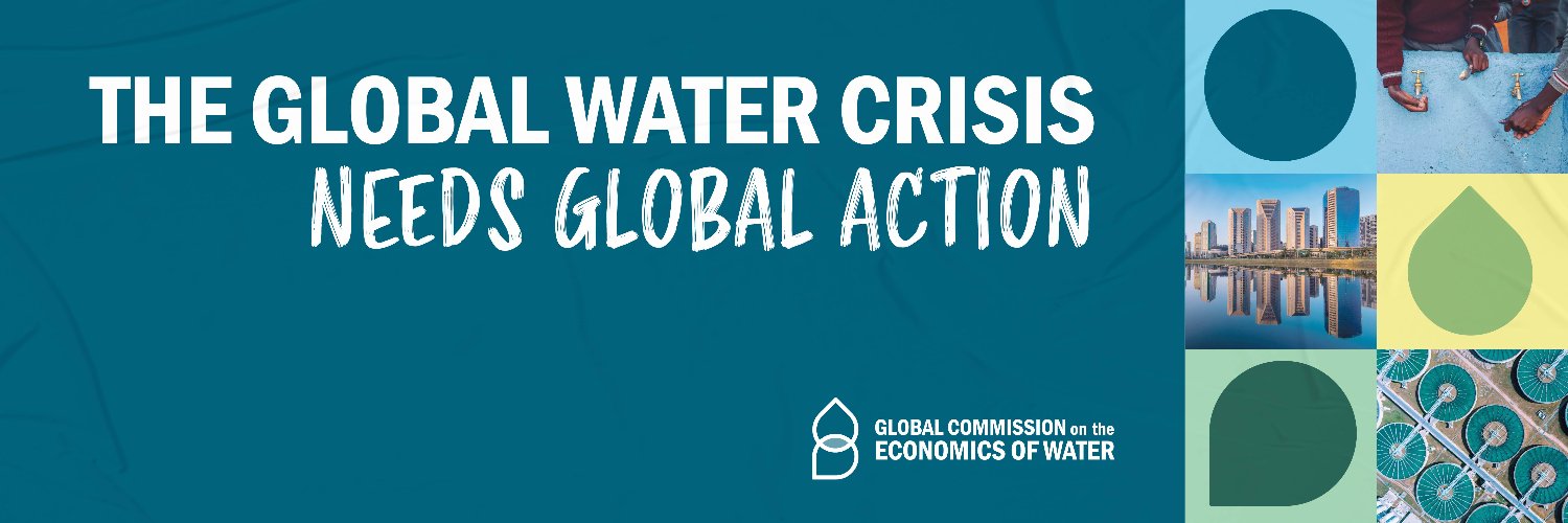 Global Commission on the Economics of Water's banner