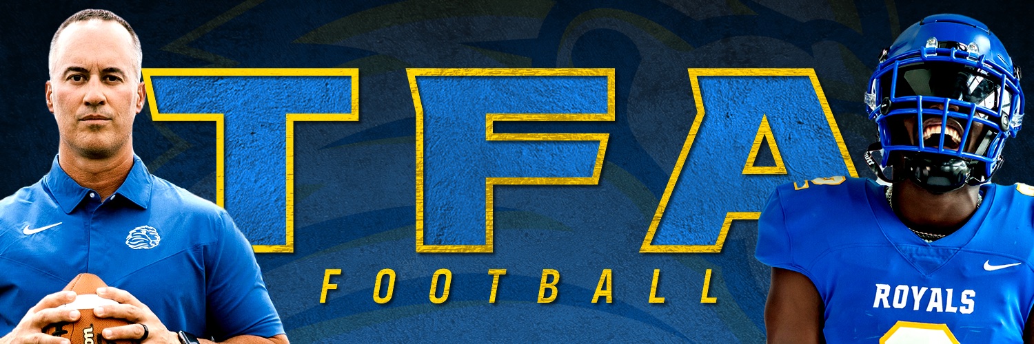 The First Academy Football's banner