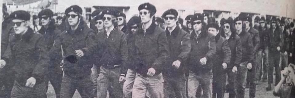 Vintage Red Hand Commando's banner