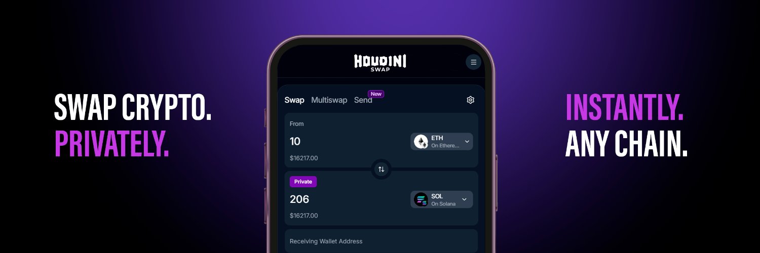 Houdini Swap's banner
