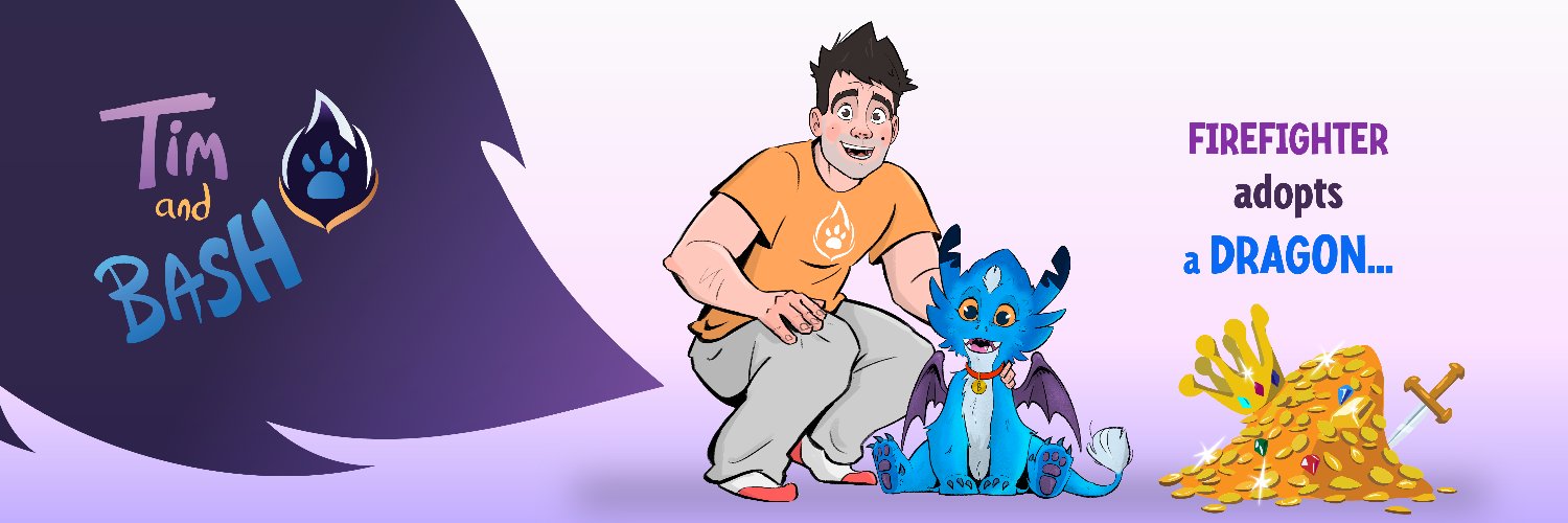 Tim and Bash's banner
