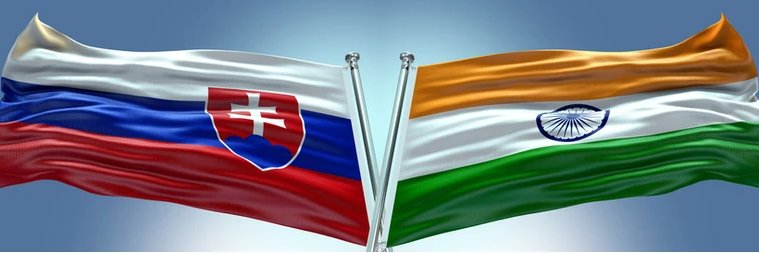 Robert Maxian, Slovak Ambassador to India's banner