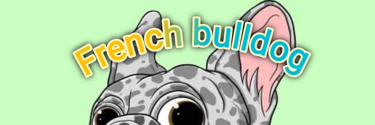 French Bulldog's banner