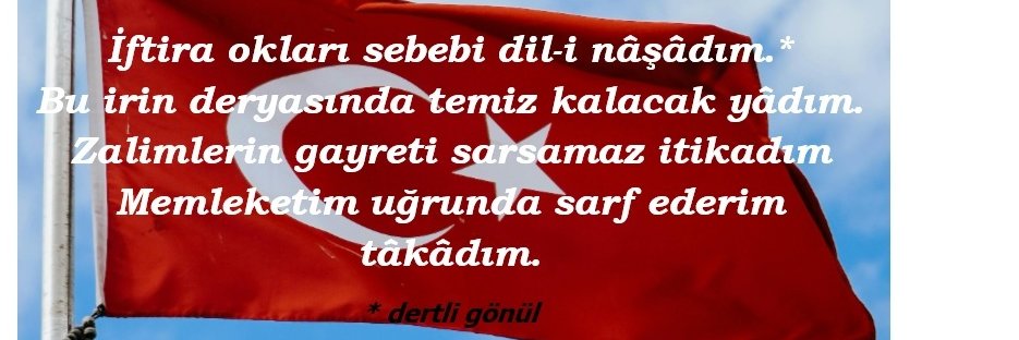 General Kemal Mutlum's banner
