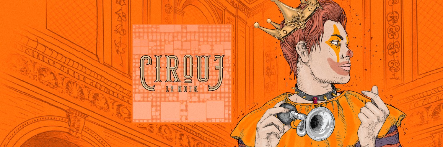 Cirque Le Noir | Clowns's banner