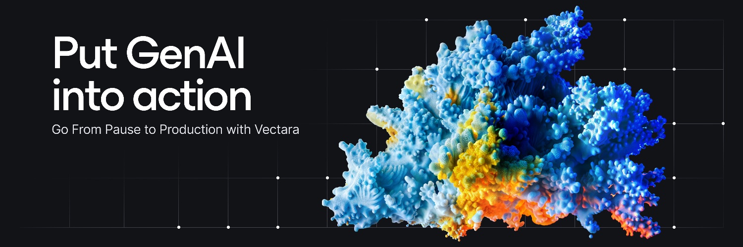 Vectara's banner