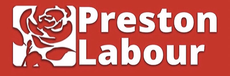 Preston Labour's banner