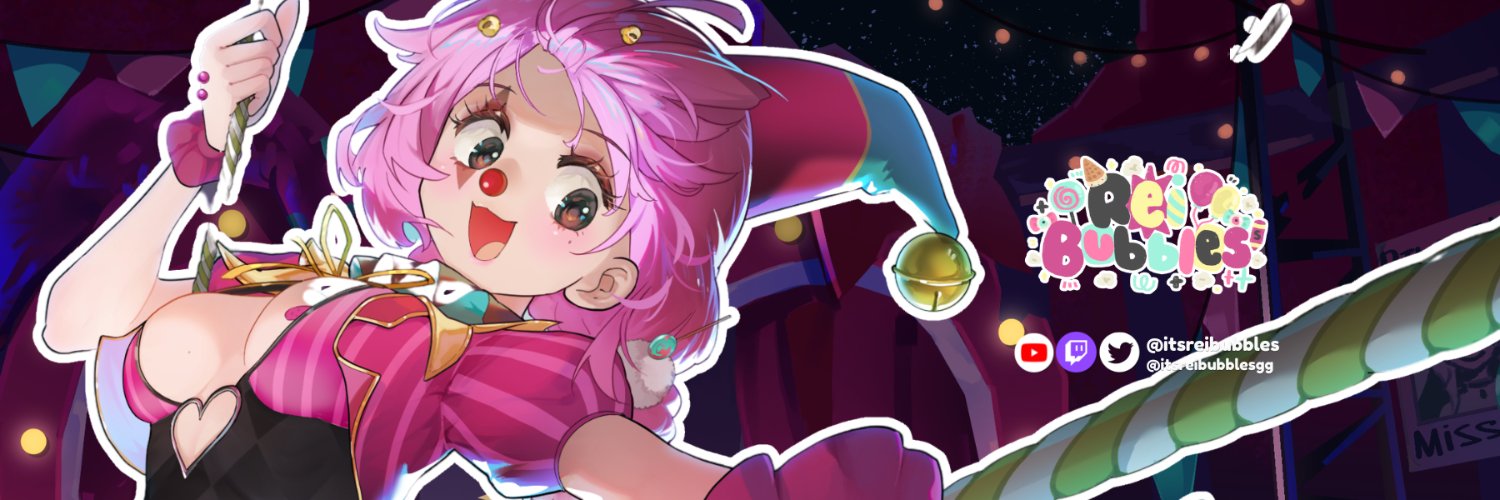 Rei ♡ Clown Vtuber ❤️🎪's banner