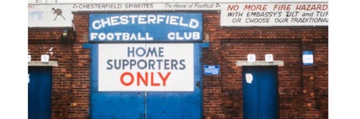(C)hesterfield FC Supporters Club's banner