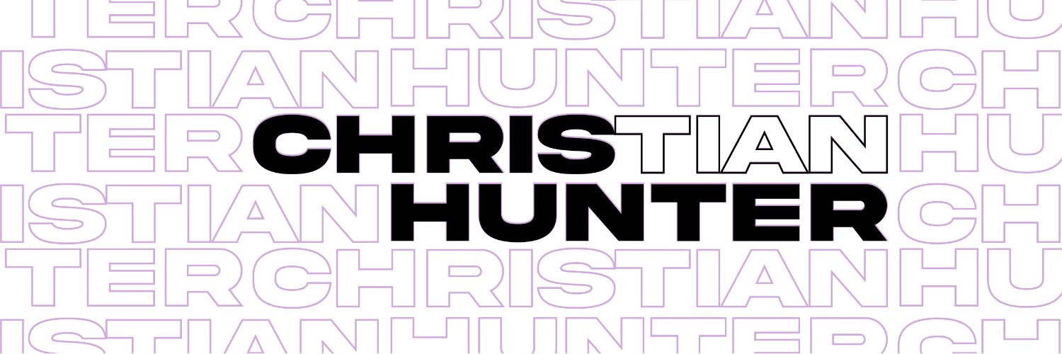Christian Hunter's banner