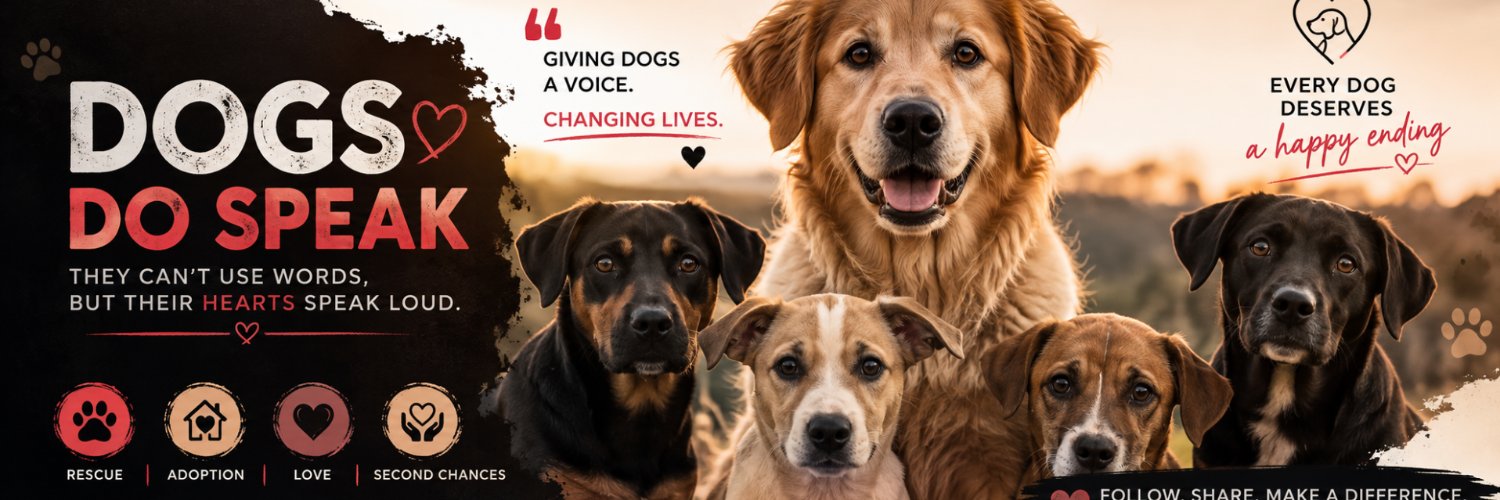 Dogs do speak's banner