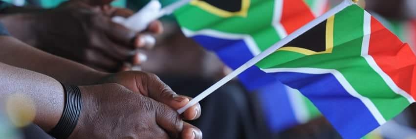 South African Government's banner
