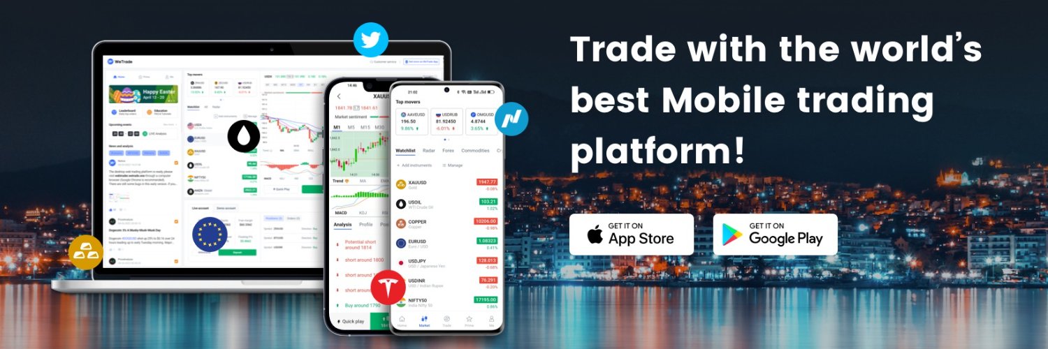 WeTrade's banner