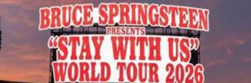 Bruce Springsteen European Tour's banner