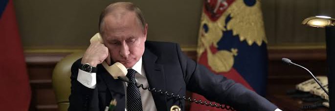 Vladimir Putin's banner